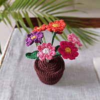 Crochet Flower Pot