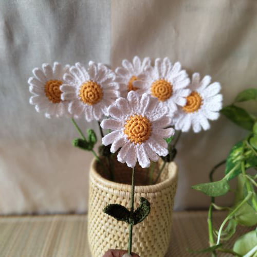 Crochet Daisy Flower