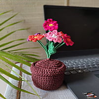 Crochet Flower Pot