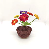 Crochet Flower Pot