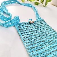 Zardozi Crochet Mobile Bags