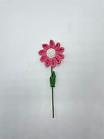 Crochet Small Light Pink Daisy (Bunch of 6)