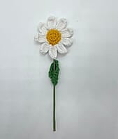 Crochet Small Daisy Flower (Bunch of 6)